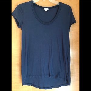 Splendid Sz Small Navy Blue Short Sleeve Tee